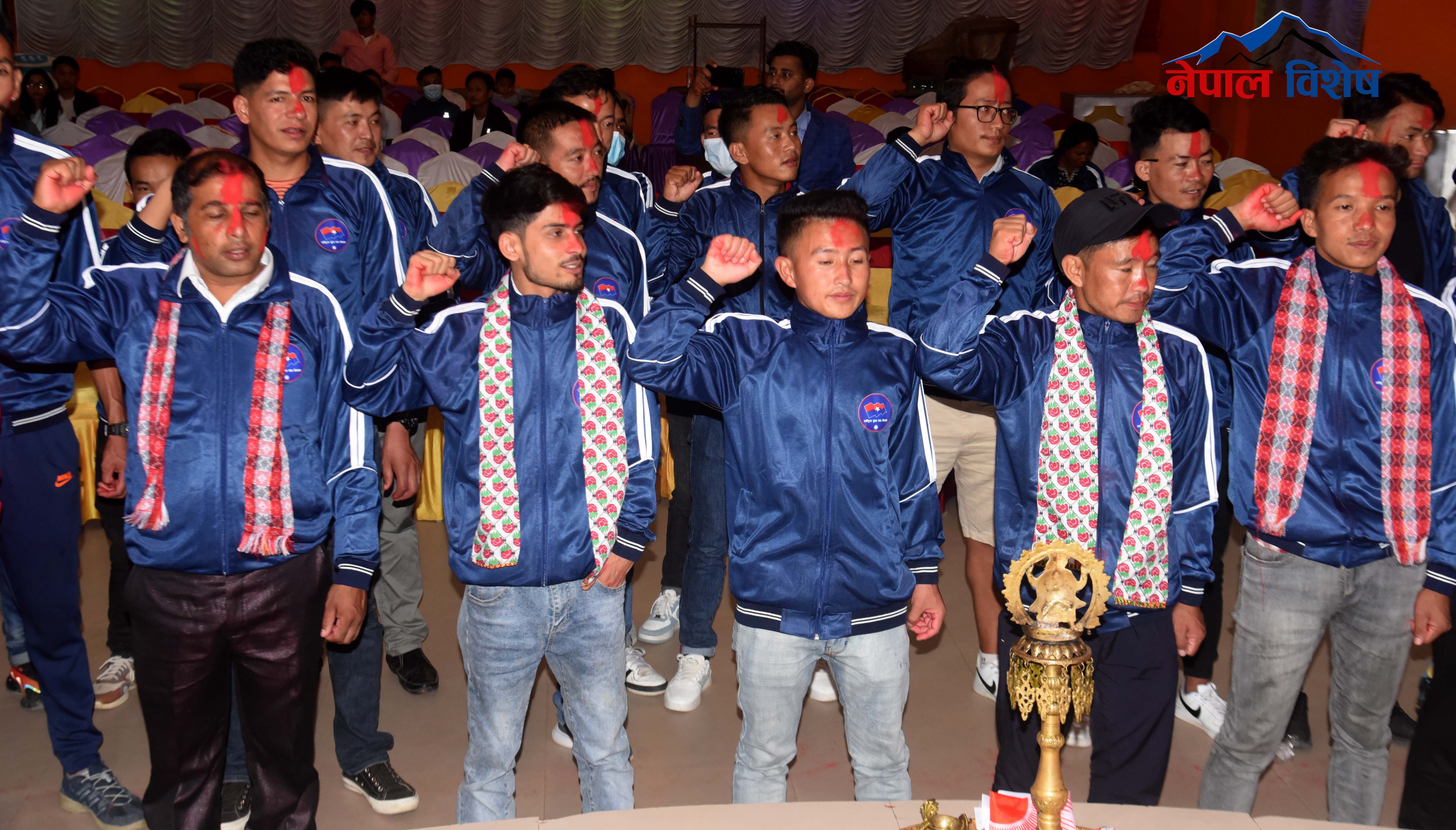 राष्ट्रिय युवा संघ नेपालको ताप्लेजुङ – काठमाडौं अन्तर जिल्ला कमिटीको प्रथम अधिवेशन सम्पन्न (फोटो फिचर)