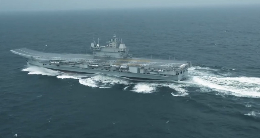 भारतद्वारा आजदेखि विमानबाहक युद्धपोत सञ्चालन हुँदै