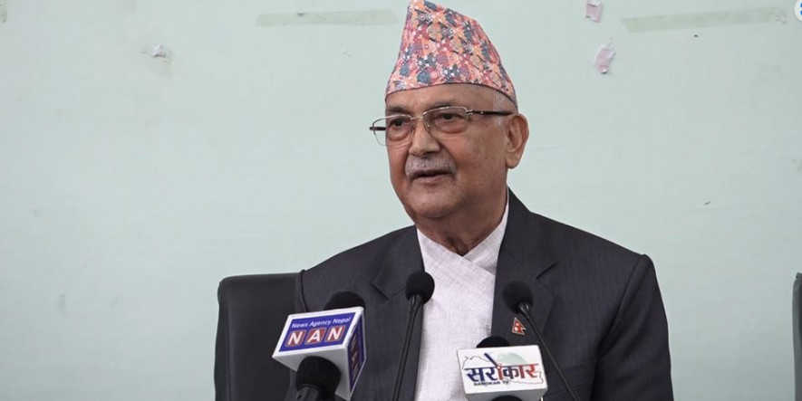 झापा-५ बाट अध्यक्ष ओलीको नाम सिफारिस