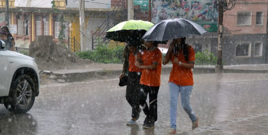 आज साँझबाट वर्षाको सम्भावना