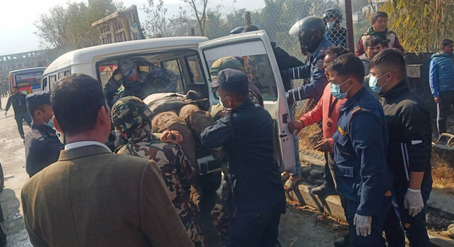 पोखरा हवाई दुर्घटना मा परेका  छ जनाको ‘डिएनए’ परीक्षण सुरु