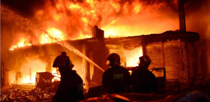 बौद्धमा आगलागी, हस्तकलाको सामान क्षति