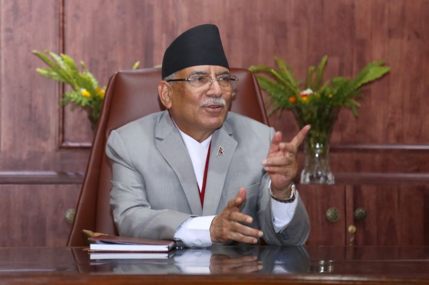 प्रधानमन्त्री प्रचण्डको काँधमा पाँचवटा मन्त्रालयको जिम्मेवारी