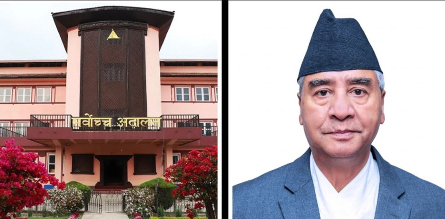 देउवालाई विपक्षी दलको नेता बनाउन नहुने माग गर्दै परेको मुद्दामा आज सुनवाइ हुँदै