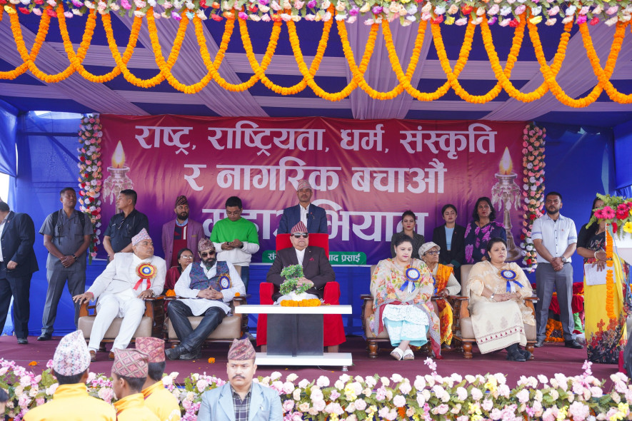 पूर्वराजाबाट उद्घाटन गराएर दुर्गा प्रसाईंले सुरू गरे महाअभियान (तस्बिरहरू)