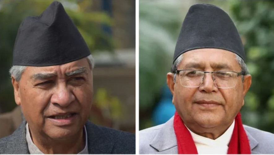 सांसद भण्डारीको स्वास्थ्य अवस्था बुझ्न देउवा र सभामुख घिमिरे अस्पतालमा
