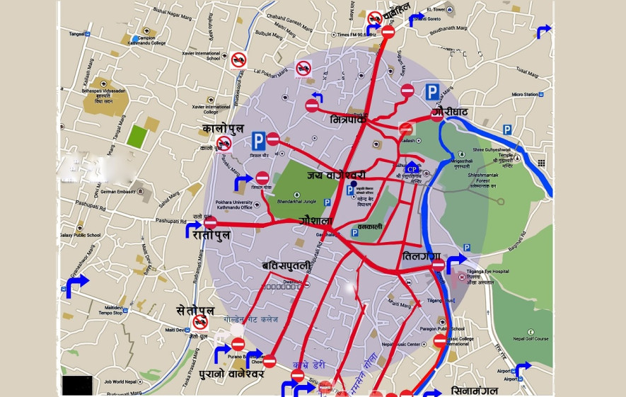 यातायात प्रभावित हुने भएपछी महाशिवरात्रीमा यस्ता छन् वैकल्पिक तीन रुट