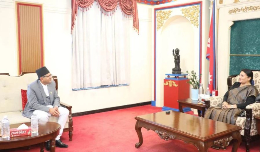 राष्ट्रपति र प्रतिनिधि सभाका सभामुखबीच भेटवार्ता