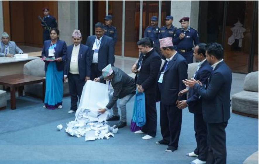 उपराष्ट्रपति पदको निर्वाचनमा ५३ सांसदले हालेनन् भोट