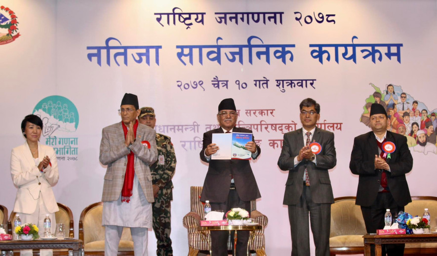 नेपालको जनसंख्या २ करोड ९१ लाख ६४ हजार ५ सय ७८