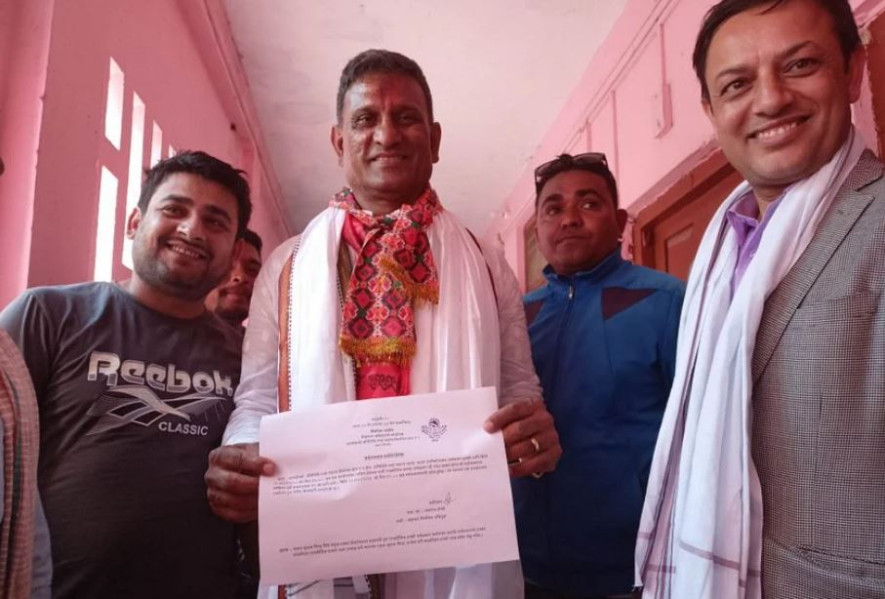 रमेश खरेलले बारा–२ मा रास्वपाका तर्फबाट गरे मनोनयन दर्ता