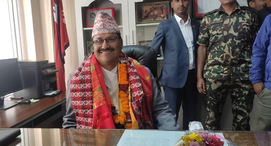नवनियुक्त परराष्ट्र मन्त्री साउदले गरे पदभार ग्रहण