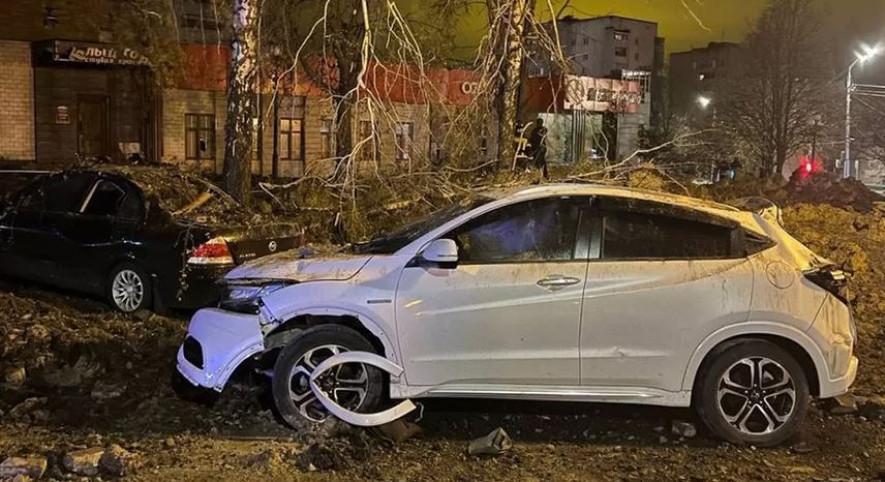 रुसी लडाकु विमानबाट रुसकै शहरमा खस्यो बम