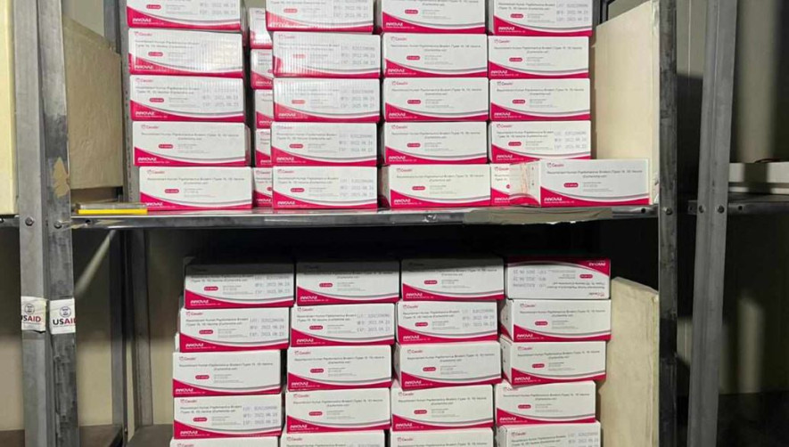 पाठेघरको क्यान्सरविरुद्धको २० हजार भाइल खोप नेपाल ल्याइयो