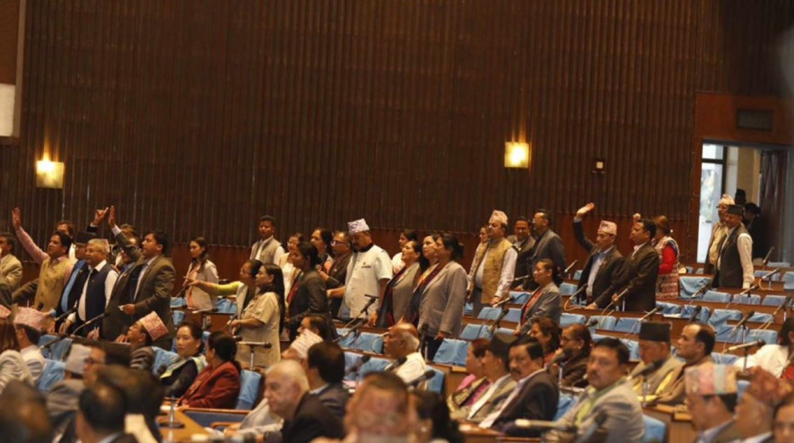 प्रतिनिधिसभाको बैठक भोलिसम्मका लागि स्थगित
