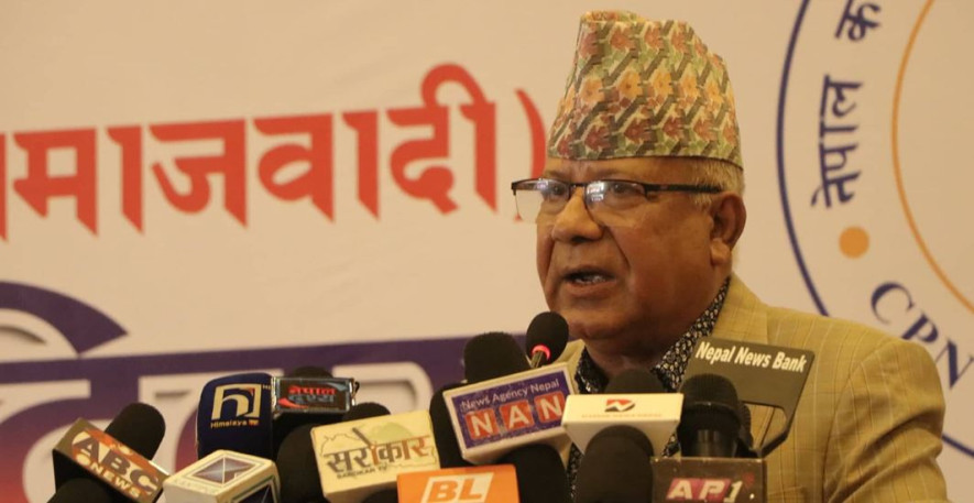 सत्तारुढ गठबन्धनलाई तोड्ने षड्यन्त्र भइरहेको छ -माधव नेपाल