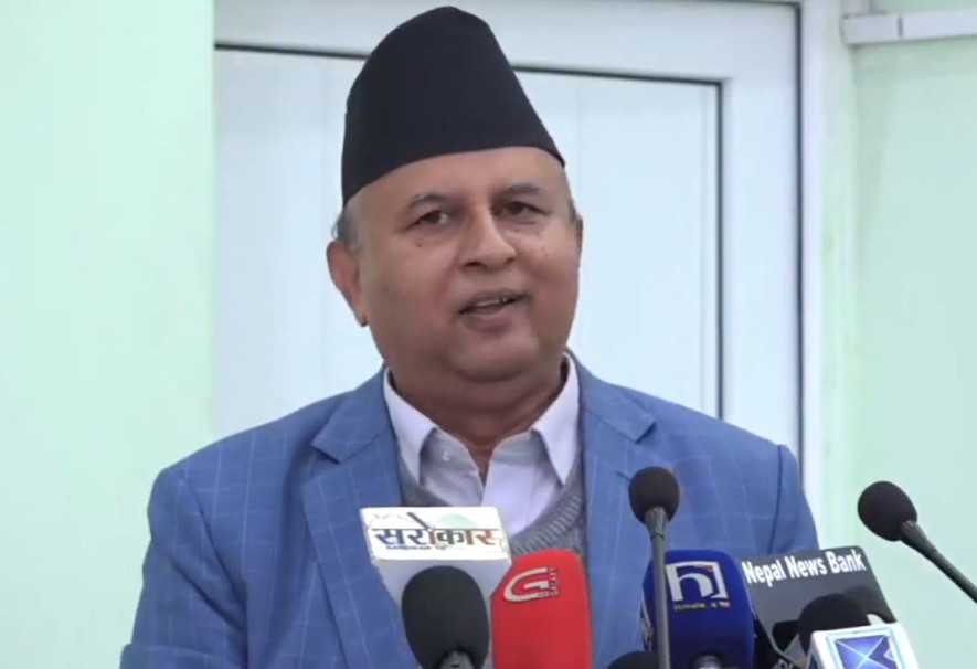 राहत दिनुपर्ने सरकार मैदान छोडेर भाग्यो- एमाले महासचिव पोखरेल 