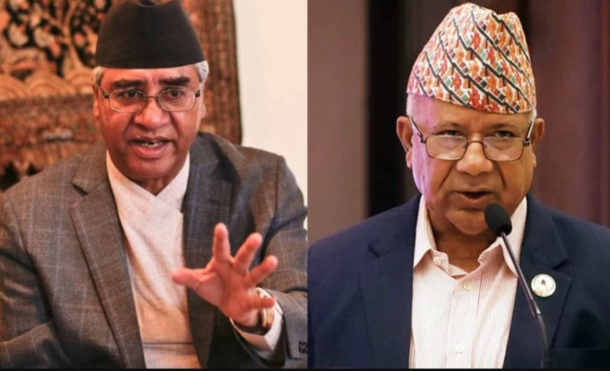 गठबन्धनमा खटपटका बिच देउवा र माधवबिच गोप्य भेट