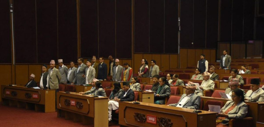 राष्ट्रियसभामा पनि कांग्रेसको अवरोध, राष्ट्रपतिलाई धन्यवाद दिन पाएन