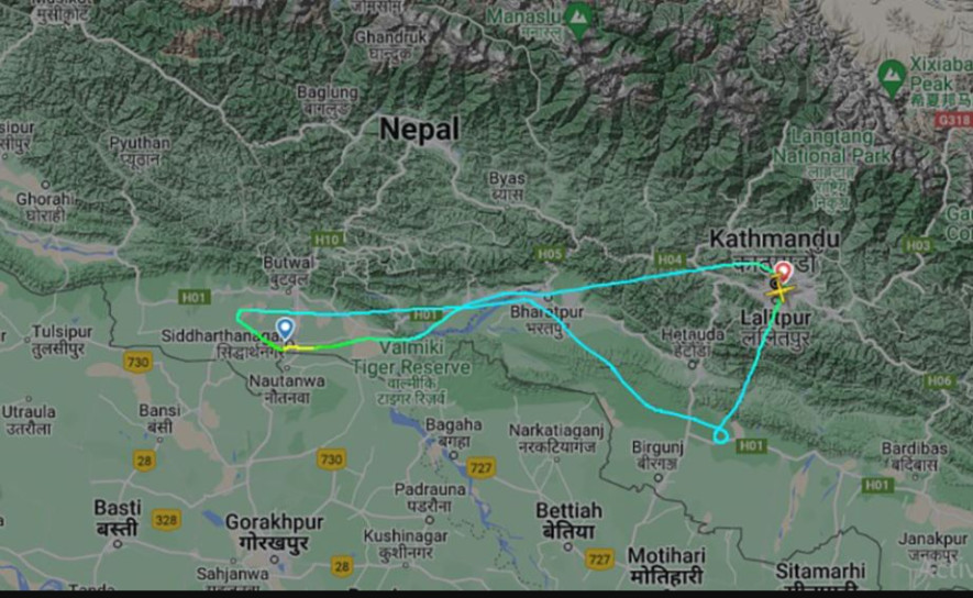 प्रतिकूल मौसमले ‘भीआईपी’ सवार जहाज भैरहवा अवतरण गर्न सकेन, यात्रुको रुवाबासी !