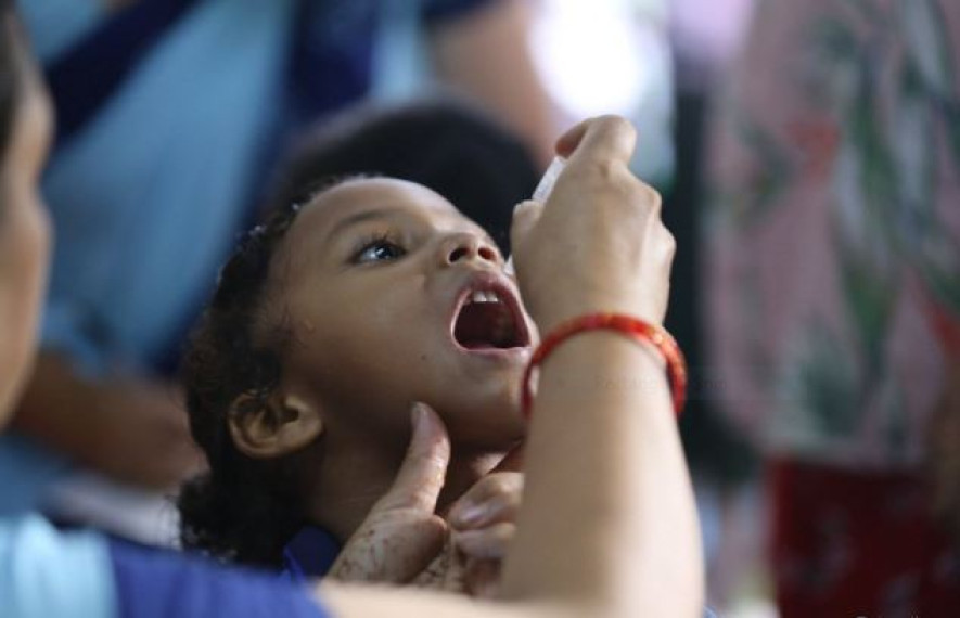 काठमाडौँ उपत्यकामा आजदेखि विशेष पोलियो खोप अभियान सुरु