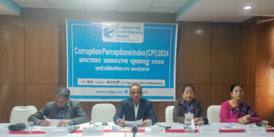 भ्रष्टाचार सूचकांकमा नेपाल १०७ औं स्थानमा