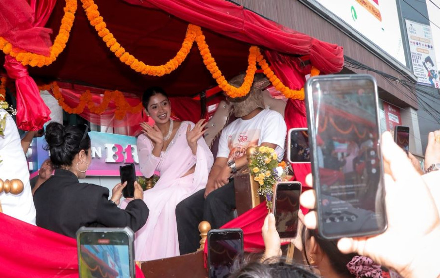 फिल्म प्रचारमा फरक शैली अपनाउँदै ‘जन्ते बाख्रो’ निर्माण टिम