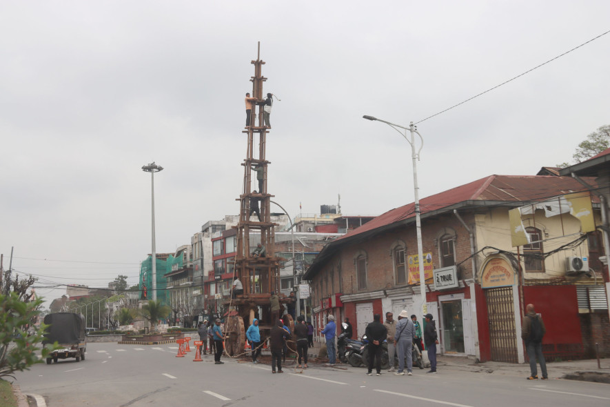 सेतो मच्छेन्द्रनाथको रथ धमाधम बनाइँदै, १२ गते राष्ट्रपतिले दर्शन गर्ने